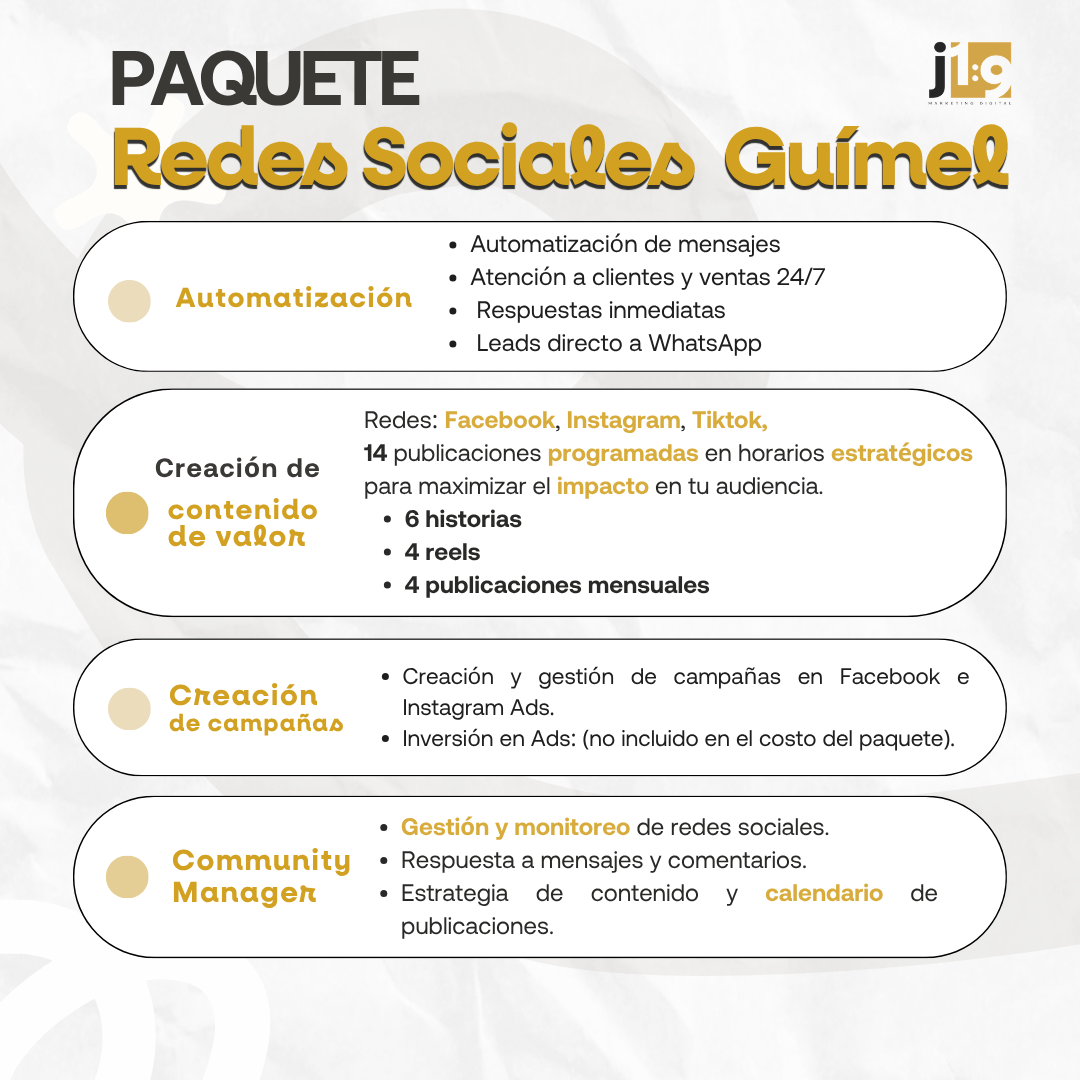 Redes Sociales  Guímel